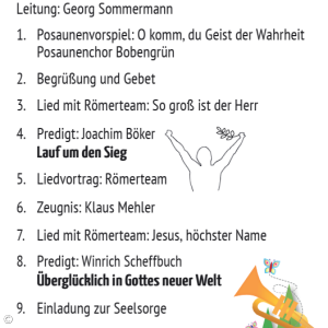 Festversammlung Programm